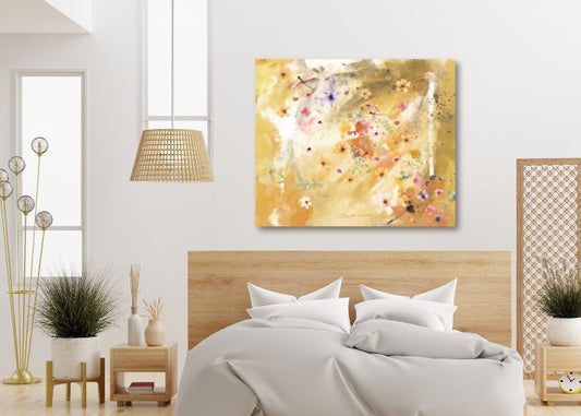 Dreamy wildflower artwork – Inspirational Art for Stylish Interiors on Quality Printed Canvas