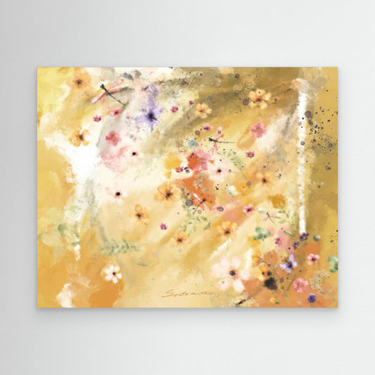 Inspirational Art for Stylish Interiors this Dreamy Wildflowers quality oversized canvas print has all the essence for a statement piece for home or office. Buy today hang in 7 days