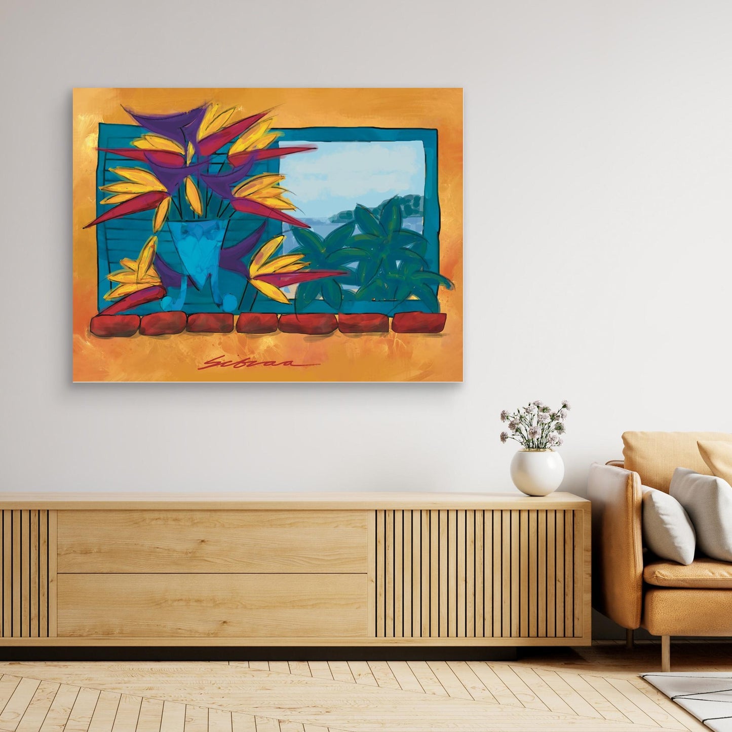 Bird of Paradise and Shutters
