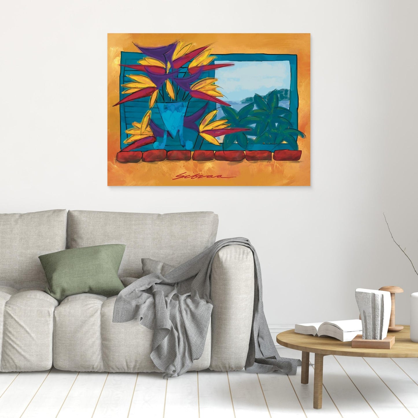 Bird of Paradise and Shutters