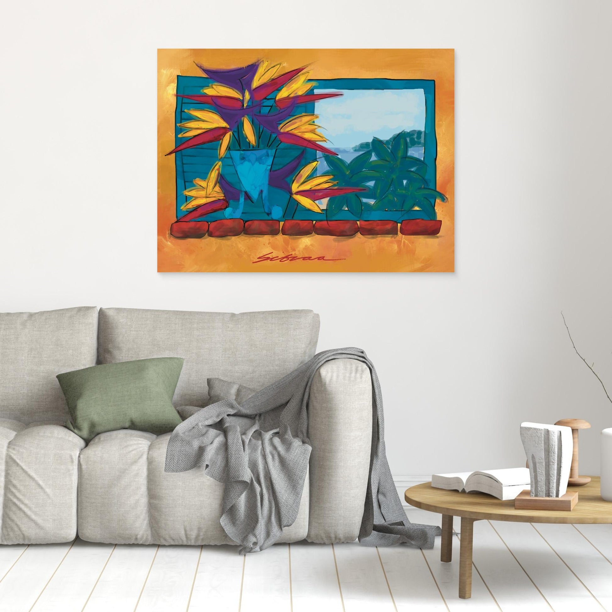 Bird of Paradise and Shutters