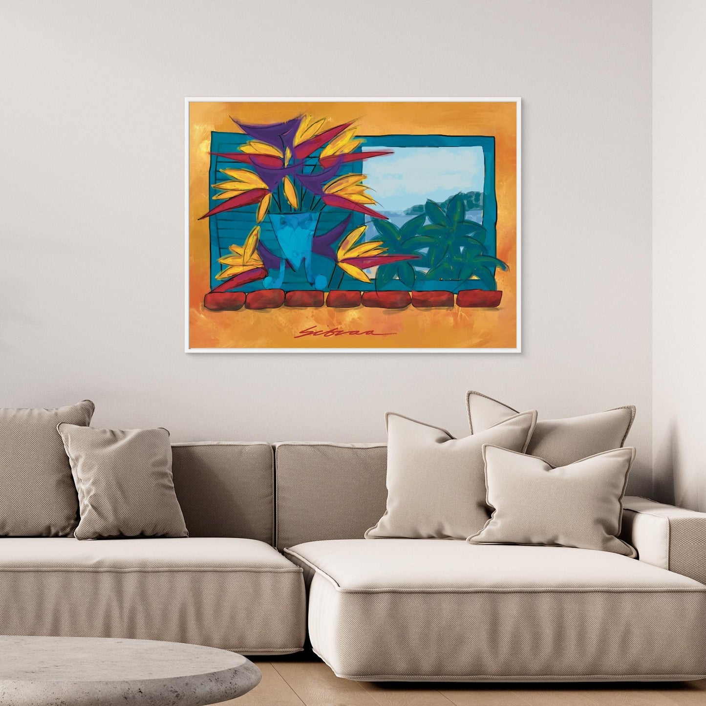 Bird of Paradise and Shutters