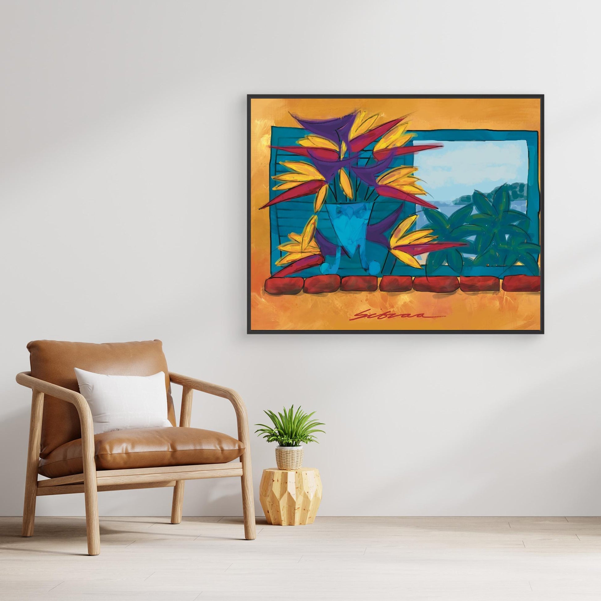 Bird of Paradise and Shutters